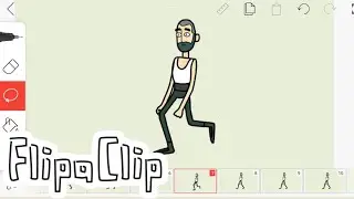 flipaclip tutorial, walk cycle | make smooth animation.