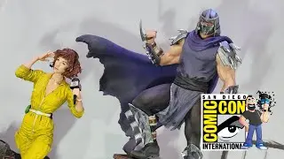 Iron Studios TMNT Statues on display at SDCC 2022