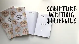 Scripture writing journal FLIP THROUGH | Creative Faith & Co.