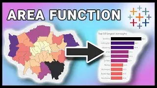 Calculate the AREA of your polygons in Tableau and then create charts to compare the sizes.