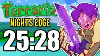 We made the Night's Edge as fast as possible in Terraria!