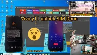 VIVO Y11 Sim Locked  Network Locked UnlockSim  ( PD1930 ) By unlocktool