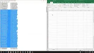 How to copy columns from a file to MS Excel - Use Text Import Wizard