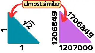 every right triangle is almost* Pythagorean