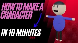 How to model a character in blender 3.5 | How to make mjo character in blender | character modeling