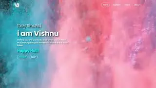 Happy Holi | Holi Wishes using HTML & CSS | 2023