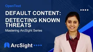 Default Content: Detecting Known Threats | Mastering ArcSight Series