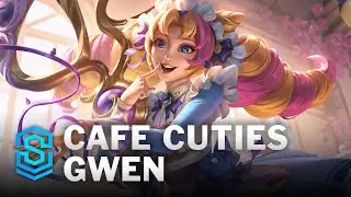 Cafe Cuties Gwen Skin Spotlight - League of Legends