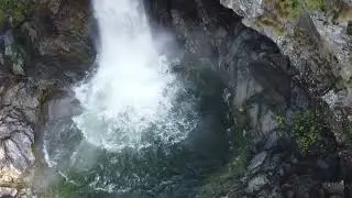 BEAUTIFUL WATERFALL IN FONTAINEMORE CINEMATIC DJI 4K RESOLUTION