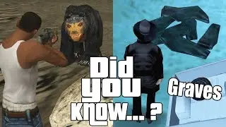 GTA San Andreas Secrets and Facts 28 Easter Eggs, Hidden Locations, PS2, Mysteries