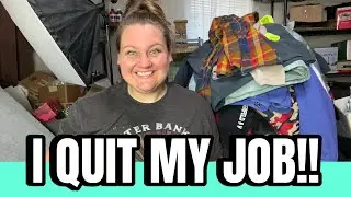 I Quit My Job To Be A Full Time Reseller! Life Update and Awesome Thrift Haul 🌟