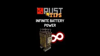 HOW TO SET UP INFINITE BATTERY LOOP / RUST TIPS / RUST GAME