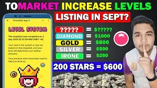 Tomarket Levels Increase - Tomarket Airdrop Listing Date New Update | Tomarket Token Price