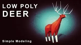 Low Poly Animal | Deer | Cinema 4D Tutorial