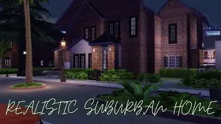 MY REALISTIC SUBURBAN HOME🏘🏡 TOUR🤭🖤🤎💖||FOR MY SIMSELF SERIES||SIMS 4 BUILDS