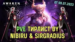 Awaken: Chaos Era ✪ ПВЕ Тирлист от Nibiru & SirGradius ✪ Tierlist PVE ✪ 09.07.2023