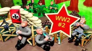 World War 2 in clay. Soviet Union vs NAZI.  #2