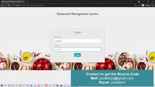 Restaurants management Project in java Using JSP, Servlet and MYSQL