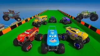 Cars 3 Crazy McQueen Monster Truck The King Miss Fritter Chick Hicks Cruz Ramirez & Friends Toys