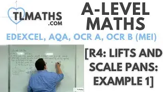 A-Level Maths R4-24 [Lifts and Scale Pans: Example 1]