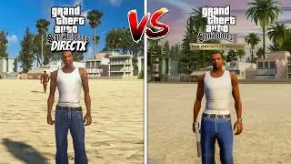 GTA San Andreas DirectX VS Definitive Edition