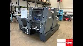 2003 Heidelberg GTO PrintMaster 52 2 two color offset printing machine   Gab Supplies Ltd