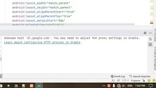 Fixed Unknown host 'dl.google.com' You need to adjust the proxy settings in Gradle. Offline