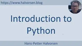 Introduction to Python