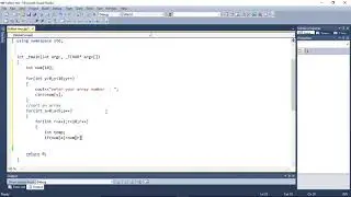 Burble sorting C++ arrays