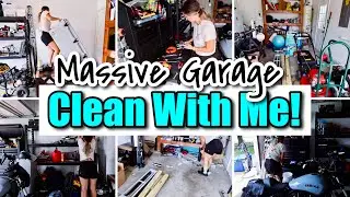 GARAGE CLEAN OUT & ORGANIZE | DECLUTTER & ORGANIZE | CLEANING MOTIVATION 2024