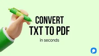 Convert TXT to PDF for Free | Easy Tutorial Guide!