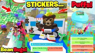 Bean Bugs & STICKERS FAST! How To Complete Sun Bear New Quests! (Bee Swarm Simulator NEW UPDATE)