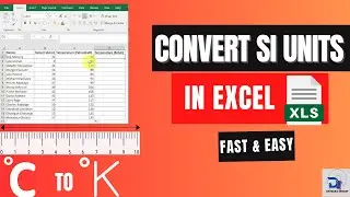 How to Easily Convert SI Units in Excel | Quick & Simple Tutorial