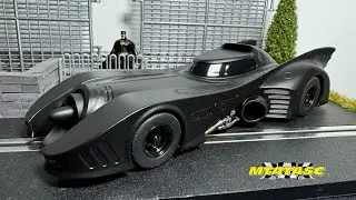 Scalextric Batmobile Batman 1989 Slot Car / New for 2024