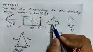 Draw the lines of symmetry for the following shapes wherever possible. . | 6 | SYMMETRY | MATHS ...