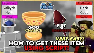 [TUTORIAL] How to Get Fist of Darkness and God Chalice using Script! - Blox Fruits Script