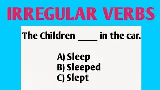 Can You Score 20/20?| Irregular Verbs Quiz -Test Your English Grammar