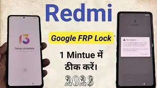 How to fix Redmi/poco (not sign in) problem | Frp unlock | finish miui 13 setup