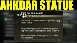 How to Loot and extract the defused charge from the ahkdar statue DMZ | Failed bombing Walkthrough