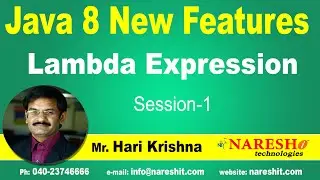 Java 8 New Features | Lambda Expression | Session-1 | by Mr. Hari Krishna