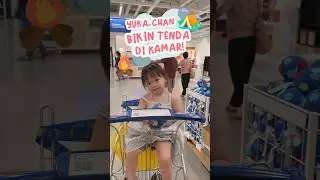 yuka-chan bikin tenda camping di kamar! 