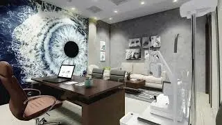 Eye Clinic Interior Design  Lumion Realistic animation