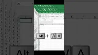 Excel Trick: Command to Open Multiple Files in One Window!!