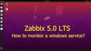 Zabbix 5.0 LTS monitor a windows service via zabbix agent