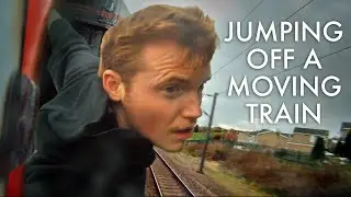 Jumping off a moving train! | After Effects