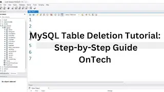 "MySQL Table Deletion Tutorial: Step-by-Step Guide