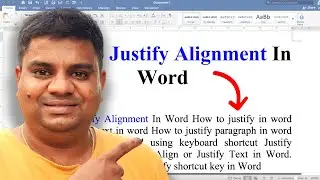 How To Justify Alignment In Word