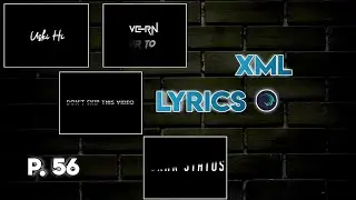 5+ Text Preset In Alight Motion || Lyrics Xml File | Text Animation Preset