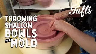 Why throw clay in a plaster mold on the wheel?