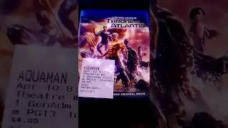 Justice League Throne of Atlantis Original DC Universe Movie 🎥🍿 DVD 📀 & Blu-ray